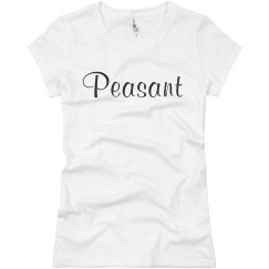 Shirt That Says Peasant