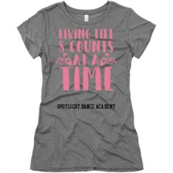 Ladies Slim Fit Super Soft Triblend Tee