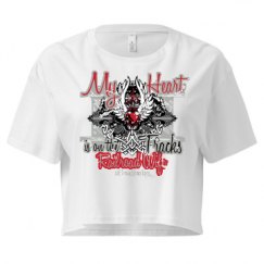 Ladies Festival Cali Crop Top Tee