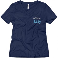 Ladies Relaxed Fit V-Neck Tee
