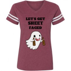 Ladies Relaxed Fit Vintage Sports Tee