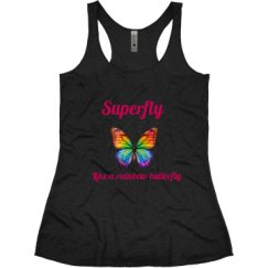 Ladies Slim Fit Super Soft Racerback Triblend Tank