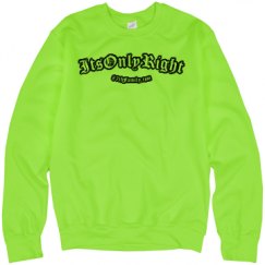 Unisex Neon Crewneck Sweatshirt