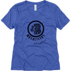 Ladies Relaxed Fit Super Soft Triblend V-Neck Tee