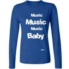 Ladies Relaxed Fit Basic Long Sleeve Tee