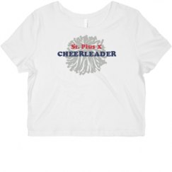 Ladies Slim Fit Crop Top Tee