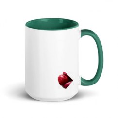 15oz Ceramic Mug with Color Inside