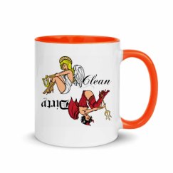 11oz Ceramic Mug with Color Inside