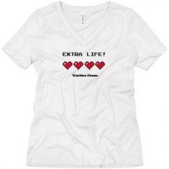 Ladies Relaxed Fit V-Neck Tee