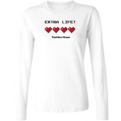 Ladies Relaxed Fit Basic Long Sleeve Tee