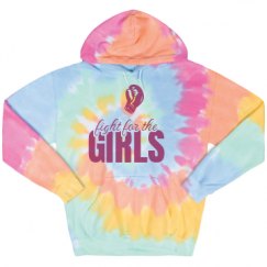 Unisex Tie-Dye Fleece Hoodie