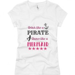 Ladies Slim Fit Basic Promo Jersey Tee