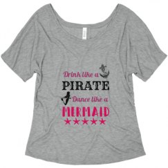 Ladies Flowy Slouchy Tee