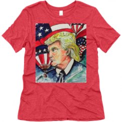 Ladies Relaxed Fit Super Soft Triblend Tee