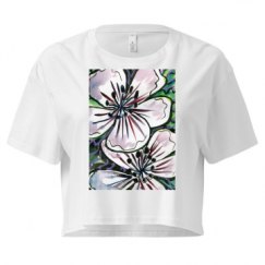 Ladies Festival Cali Crop Top Tee