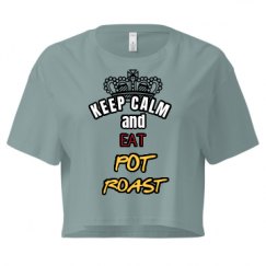 Ladies Festival Cali Crop Top Tee