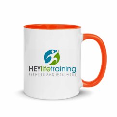 11oz Ceramic Mug with Color Inside