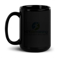 15oz Black Glossy Mug