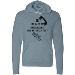 Unisex Fleece Pullover Midweight Hoodie