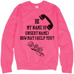 Unisex Neon Crewneck Sweatshirt