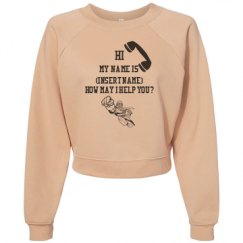 Women's Raglan Pullover Fleece