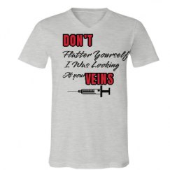 Unisex V-Neck Jersey Tee