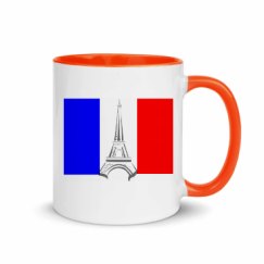 11oz Ceramic Mug with Color Inside