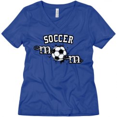 Ladies Relaxed Fit V-Neck Tee