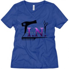 Ladies Relaxed Fit V-Neck Tee