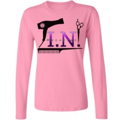 Ladies Relaxed Fit Basic Long Sleeve Tee