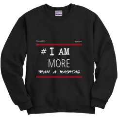 Unisex Film and Foil Crewneck Sweatshirt