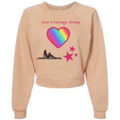 Women's Raglan Pullover Fleece