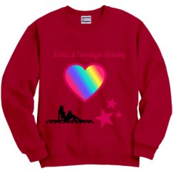 Unisex Film and Foil Crewneck Sweatshirt