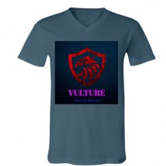 Unisex V-Neck Jersey Tee