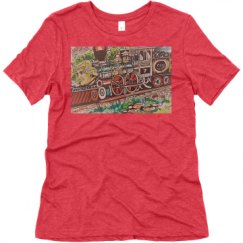 Ladies Relaxed Fit Super Soft Triblend Tee