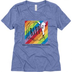 Ladies Relaxed Fit Super Soft Triblend V-Neck Tee