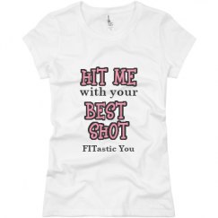 Ladies Slim Fit Basic Promo Jersey Tee
