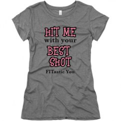 Ladies Slim Fit Super Soft Triblend Tee
