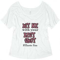 Ladies Flowy Slouchy Tee