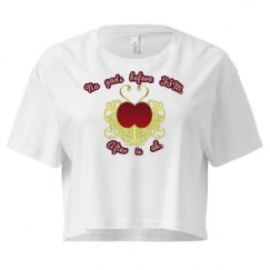 Ladies Festival Cali Crop Top Tee