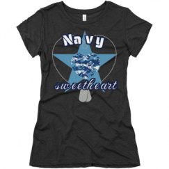 Ladies Slim Fit Super Soft Triblend Tee