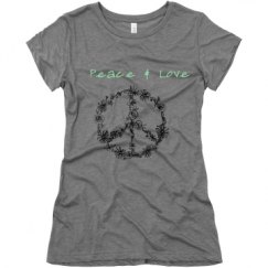 Ladies Slim Fit Super Soft Triblend Tee
