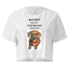 Ladies Festival Cali Crop Top Tee