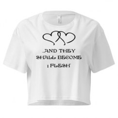 Ladies Festival Cali Crop Top Tee