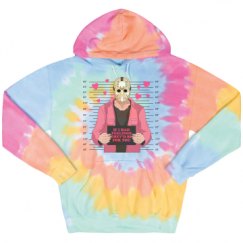 Unisex Tie-Dye Fleece Hoodie