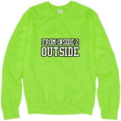 Unisex Neon Crewneck Sweatshirt