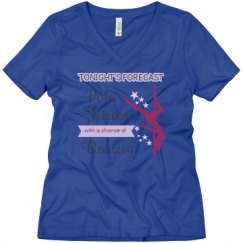 Ladies Relaxed Fit V-Neck Tee