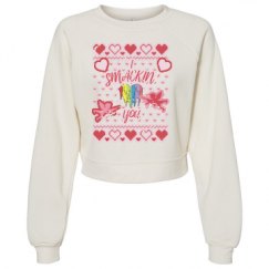 Women's Raglan Pullover Fleece