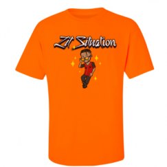 Unisex Ultra Cotton Safety Neon Crewneck Tee