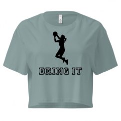 Ladies Festival Cali Crop Top Tee